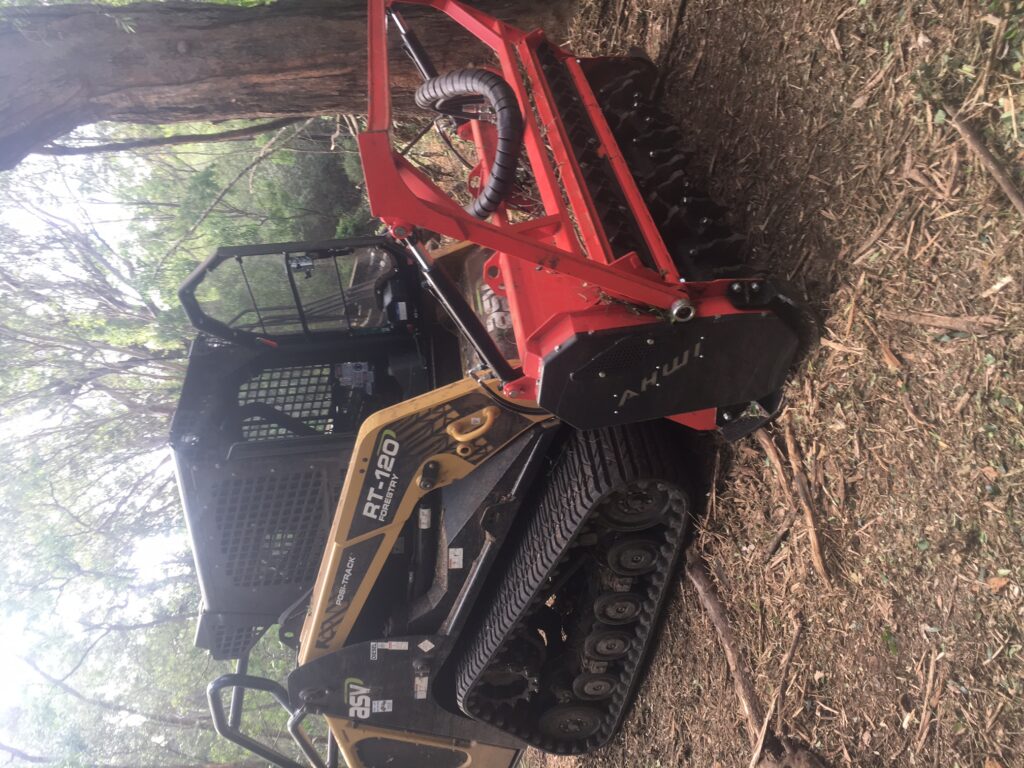 Positrac Mulching African Olive in NSW