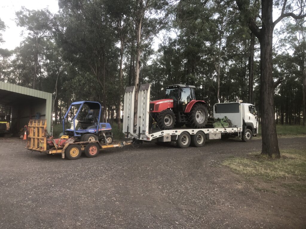 Slasher and mower at Windsor Nsw